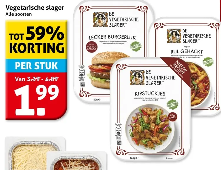 Aanbieding: Vegetarische slager