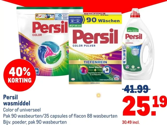 Aanbieding: Persil wasmiddel