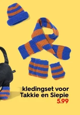 Aanbieding: kledingset voor Takkie en Siepie