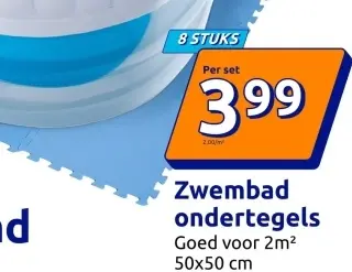 Aanbieding: Zwembad ondertegels