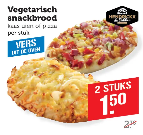 Aanbieding: Vegetarisch snackbrood