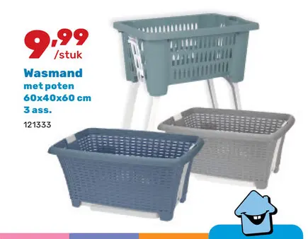 Promotie: Wasmand met poten