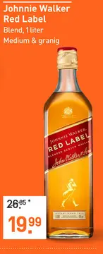 Aanbieding: Johnnie Walker Red Label 100CL Whisky