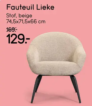 Aanbieding: Fauteuil Lieke