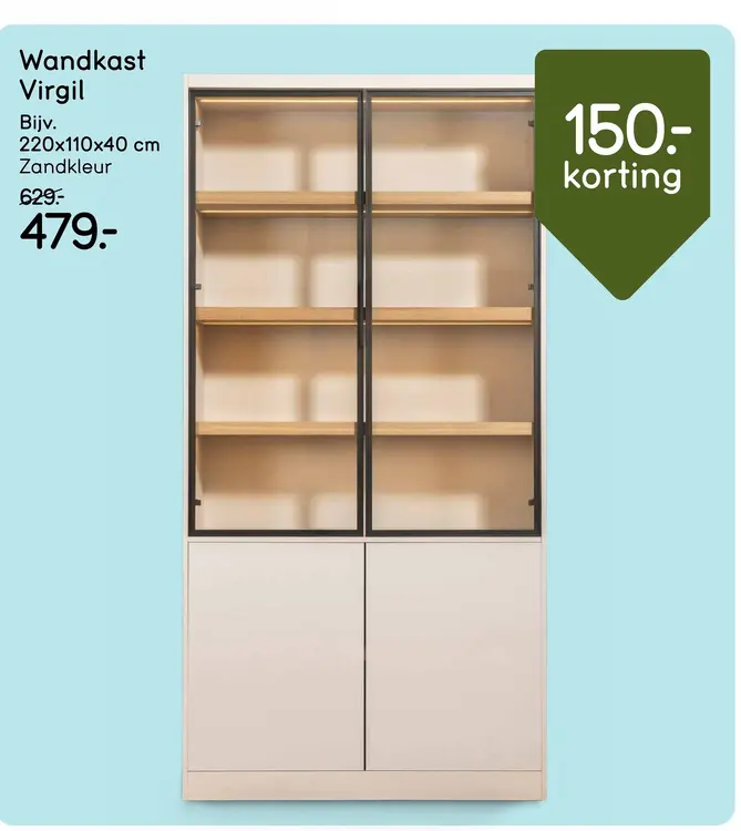 Aanbieding: Wandkast Virgil
