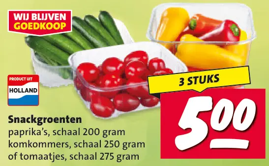 Aanbieding: Snackgroenten