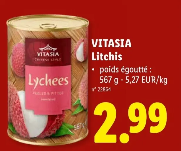 Offre: VITASIA Litchis