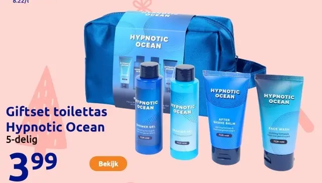Aanbieding: Giftset toilettas Hypnotic Ocean