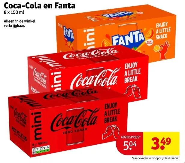 Aanbieding: Coca-Cola en Fanta