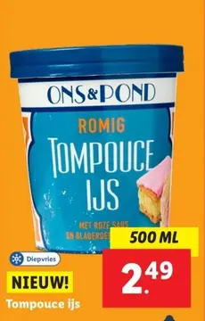 Aanbieding: Tompouce ijs