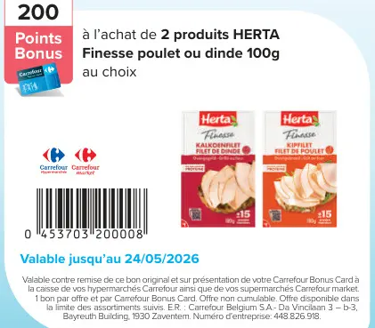 Offre: Finesse poulet ou dinde