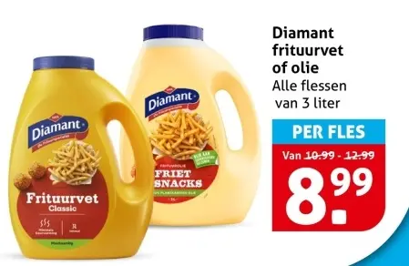 Aanbieding: Diamant frituurvet of olie