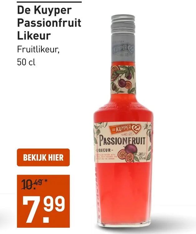 Aanbieding: Passionfruit Likeur