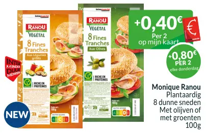 Promotie: Plantaardig 8 dunne sneden