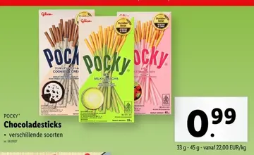 Aanbieding: POCKY Chocoladesticks