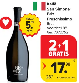 Promotie: Freschissimo Brut