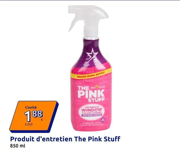 Offre: Produit d'entretien The Pink Stuff