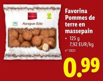 Offre: Favorina Pommes de terre en massepain