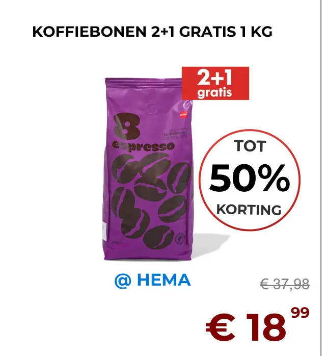 Aanbieding: Koffiebonen