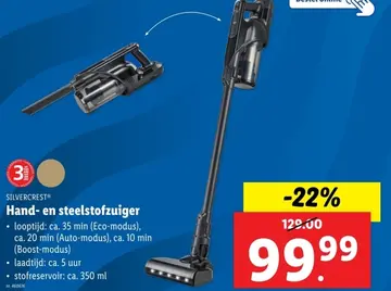 Aanbieding: Hand- en steelstofzuiger