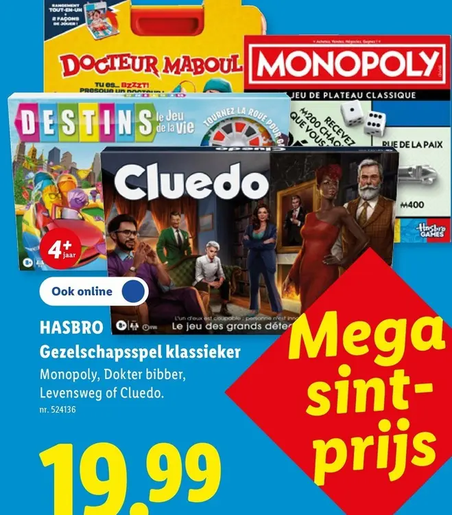 Promotie: Gezelschapsspel klassieker