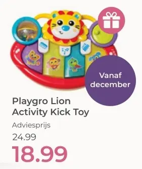 Aanbieding: Lion Activity Kick Toy