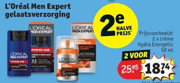 Promotie: L'Oréal Men Expert gelaatsverzorging