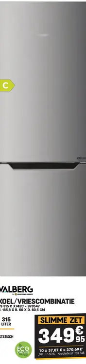 Promotie: Koel/vriescombinatie