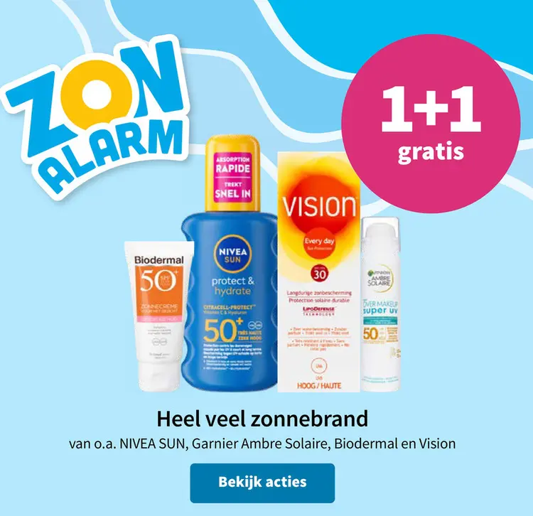 Promotie: Diverse zonnebrand