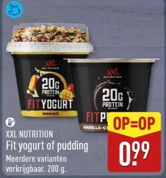 Aanbieding: Fit yogurt of pudding