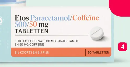 Aanbieding: Paracetamol/Coffeïne TABLETTEN