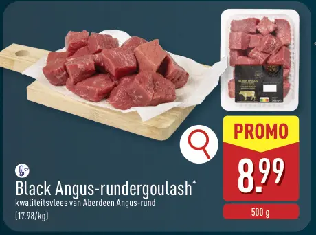 Promotie: Black Angus-rundergoulash