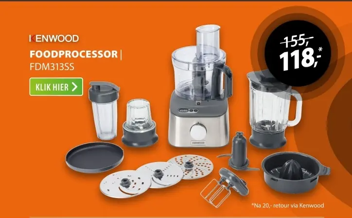 Aanbieding: Foodprocessor fdm313ss
