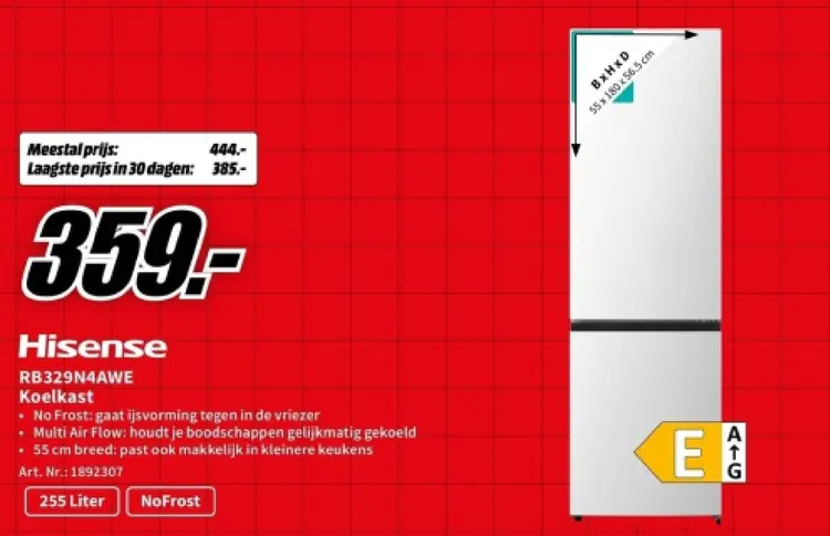 Aanbieding: Hisense Koelkast