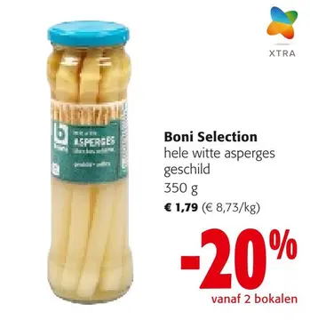 Aanbieding: Boni Selection hele witte asperges geschild