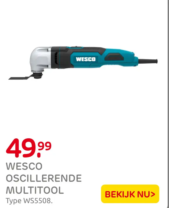 Aanbieding: Oscillerende multitool