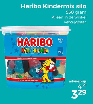 Aanbieding: Haribo Kindermix silo
