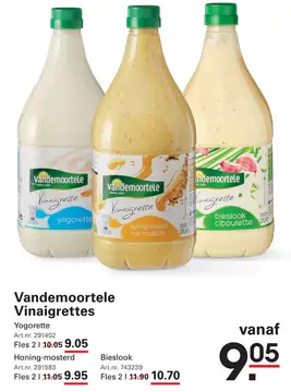 Aanbieding: Vandemoortele Vinaigrettes