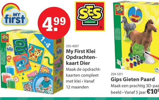 Aanbieding: SES Gips Gieten Paard