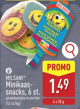 Promotie: Minikaas-snacks