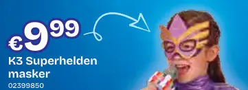 Aanbieding: K3 Superhelden masker