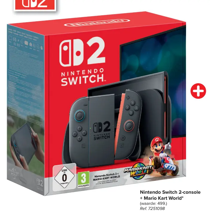 Promotie: Nintendo Switch 2-console + Mario Kart World*