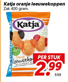 Oranje leeuwekoppen