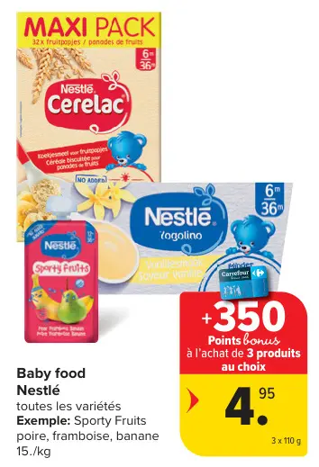 Offre: Baby food
