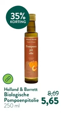 Aanbieding: Biologische Pompoenpitolie