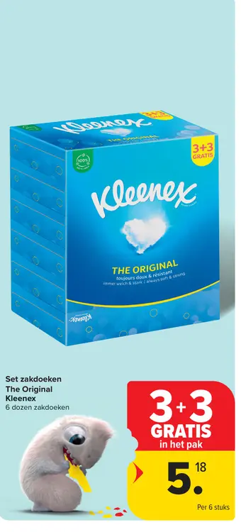 Promotie: Set zakdoeken The Original