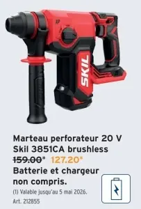 Offre: Marteau perforateur 20 V