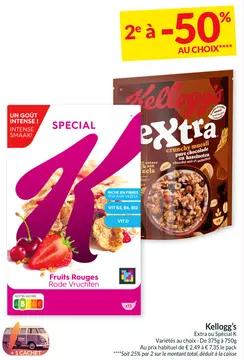 Offre: Kellogg's Extra ou Spécial K