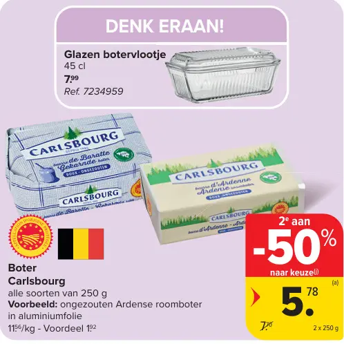 Promotie: Boter
