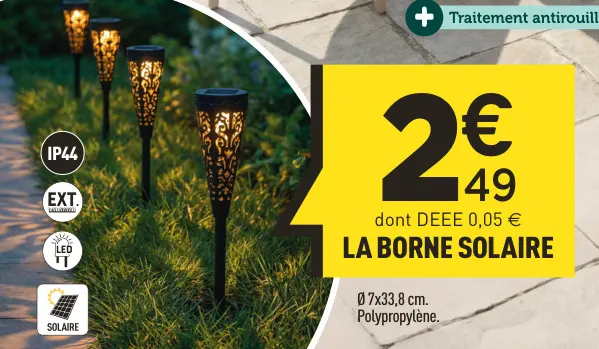 Offre: La borne solaire